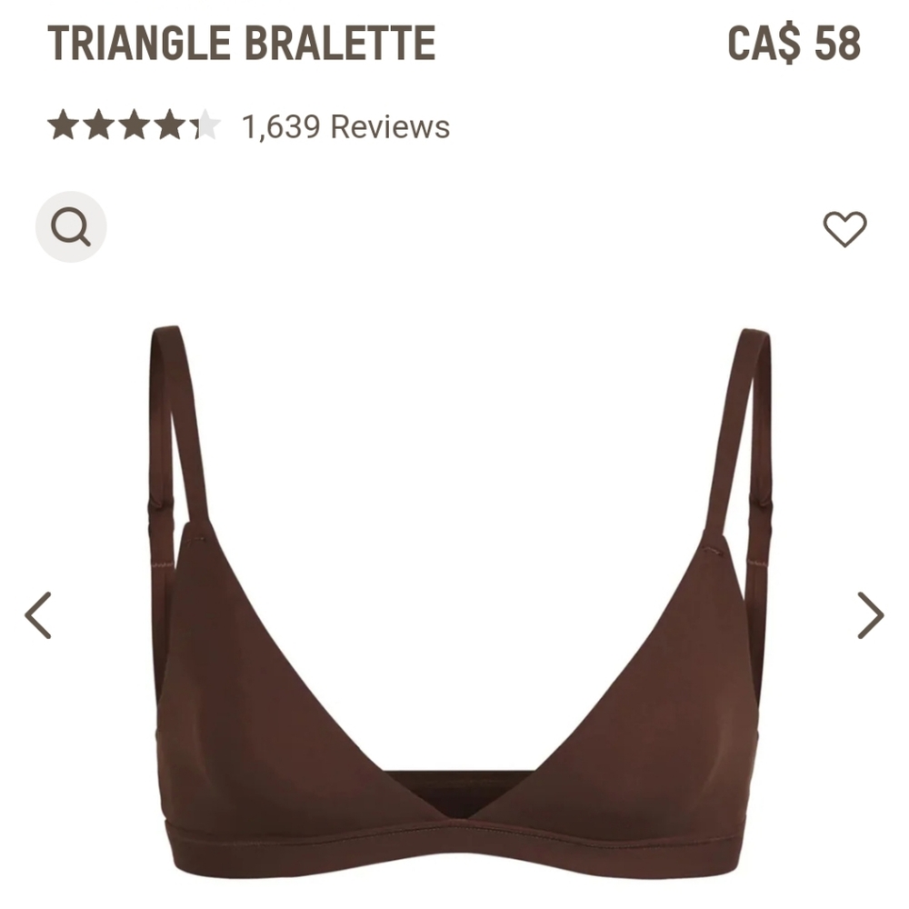 SKIMS Triangle Bralette